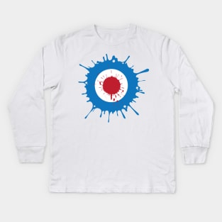 MOD SPLAT Kids Long Sleeve T-Shirt